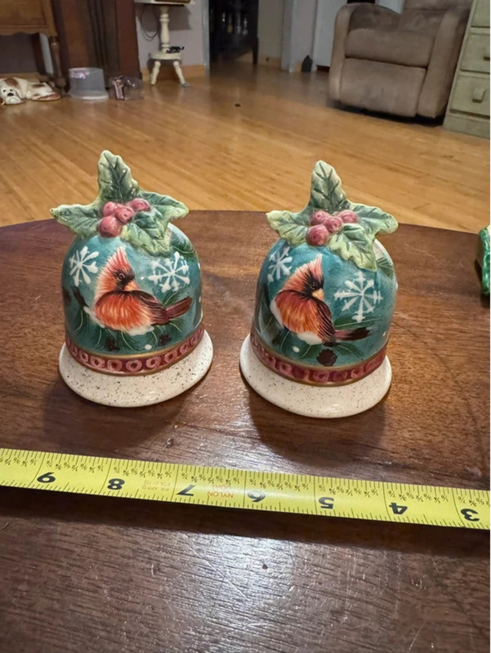 Christmas Cardinal Salt & Pepper Set